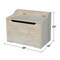 International Concepts Rectangle Kids Storage Box, 29 W, 19 L, 23 H, Wood, Unfinished TC-929 - alternate 7